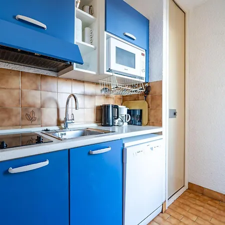 Studio 4 Pers., Balcon Vue Mer, Wi-Fi Inclus - Fr-1-827-49 アパート