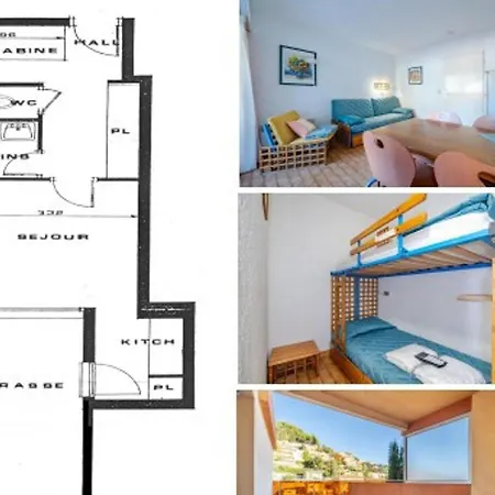 4 Pers., Balcon Vue Mer, Wi-fi Inclus - Fr-1-827-49 * Roquebrune-Cap-Martin